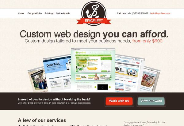 Single Page Portfolio Websites