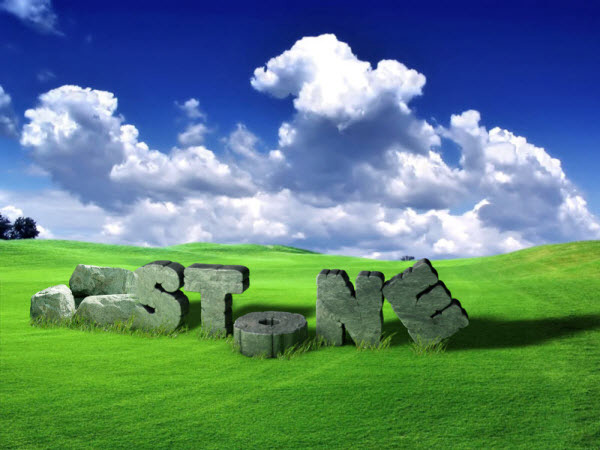 cracked 3d stone text effect 28 Fresh Photoshop Text Effect Tutorials