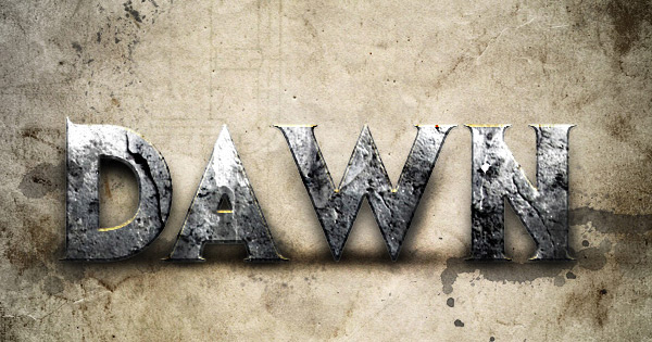 dawn of war text effect 28 Fresh Photoshop Text Effect Tutorials