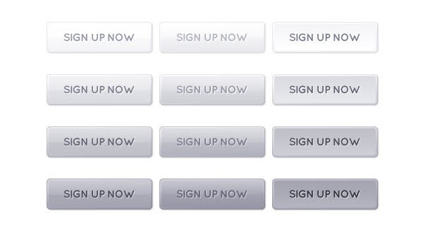 light to dark web buttons 38 Call to Action Button Templates That Really Stand Out