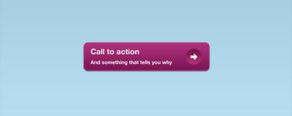 pink vibrant call to action 38 Call to Action Button Templates That Really Stand Out