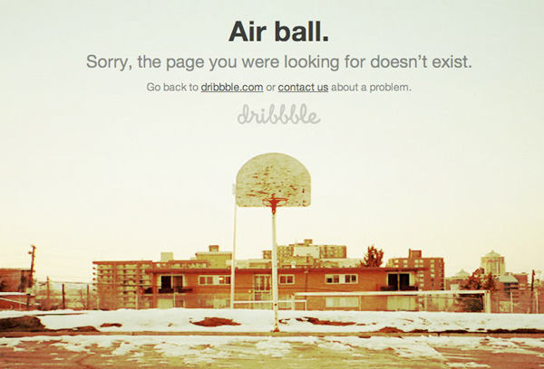 dribbble 40 Clever Yet Creative 404 Error Designs