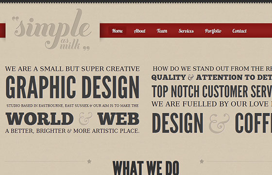 Inspirational CSS Web Designs