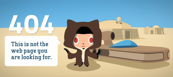 github 40 Clever Yet Creative 404 Error Designs