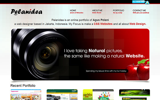 Single Page Website Design Inspiration