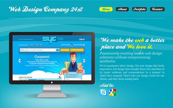 Single Page Website Design Inspiration