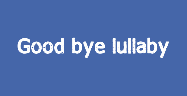 Good bye lullaby Font