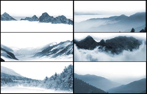 free photoshop mountain brushes