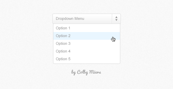 light dropdown menu 60 Most Wanted Design Freebies of The Year 2011