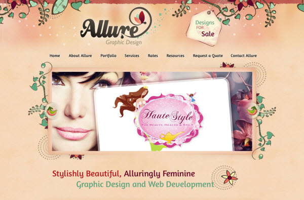 allure graphic design Showcase of Eco friendly (Green) Website Designs