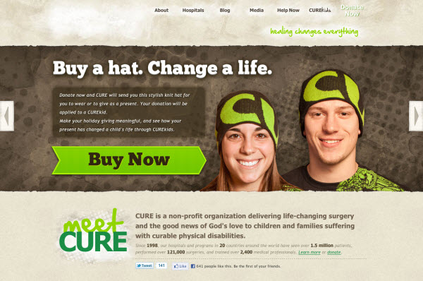 cure Showcase of Eco friendly (Green) Website Designs