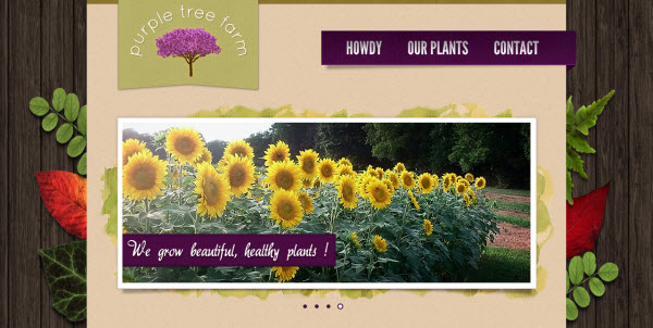 purple tree farm Showcase of Eco friendly (Green) Website Designs