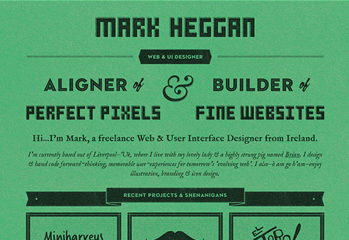 Single Page Website Design Inspiration