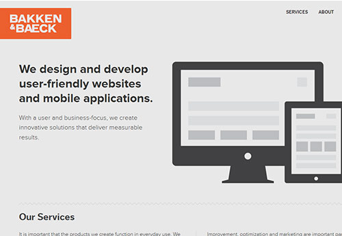 Single Page Website Design Inspiration