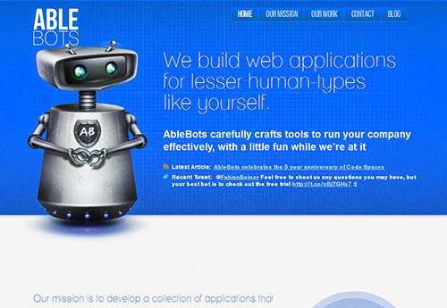 Single Page Website Design Inspiration