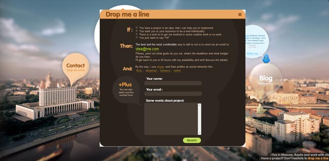 25 Amazingly Creative Contact Forms