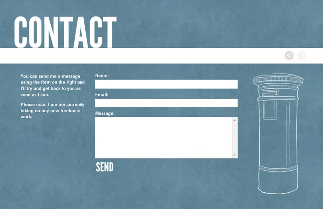 25 Amazingly Creative Contact Forms