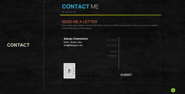 25 Amazingly Creative Contact Forms