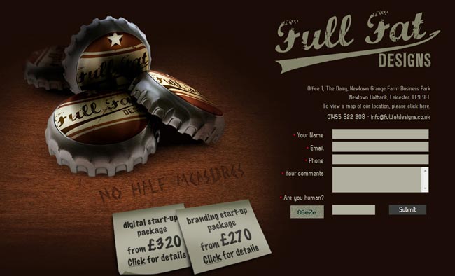25 Amazingly Creative Contact Forms