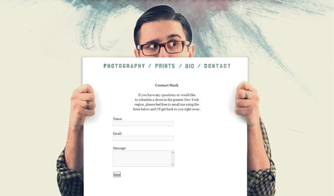 25 Amazingly Creative Contact Forms