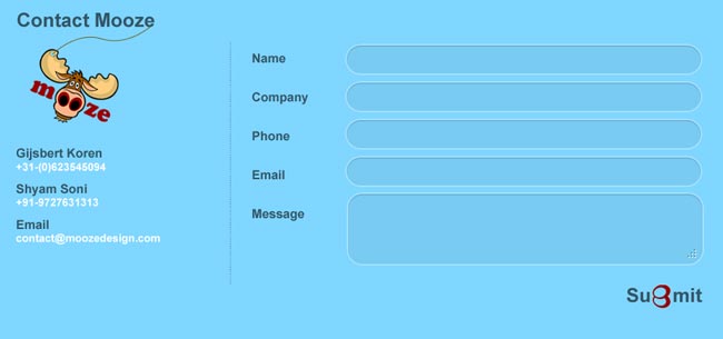 25 Amazingly Creative Contact Forms