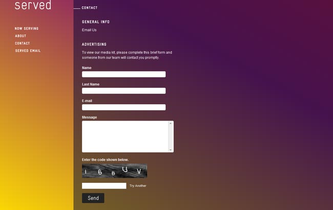 25 Amazingly Creative Contact Forms