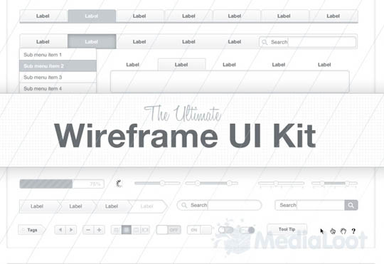 psd ui web elements