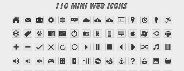 Grapigs Mini Web Icons