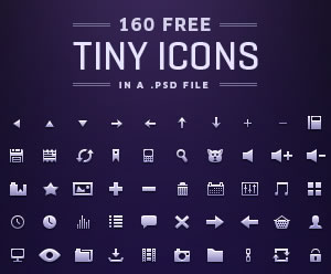 160 Tiny Icons