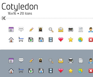 Cotyledon Mini Icons