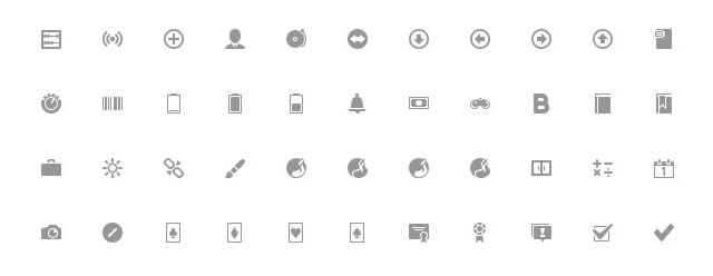 Google Plus Interface Icons