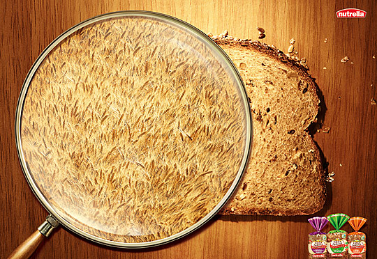 Nutrella Vitta Natural Bread: Magnifying Glass by McCann Erickson