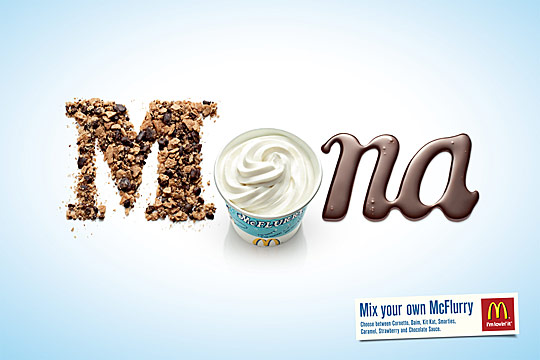 McDonald’s McFlurry: Mona by DDB