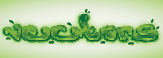 Create a Green Viscous Text Effect