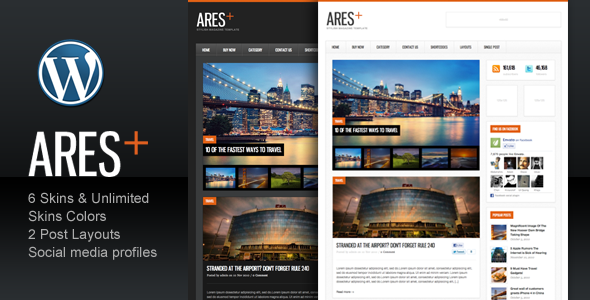 ares The Best 50 Premium Wordpress Themes of 2011