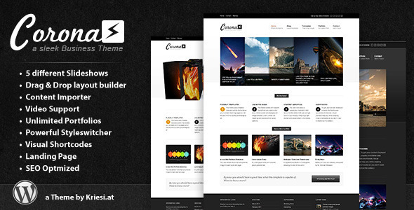 corona The Best 50 Premium Wordpress Themes of 2011