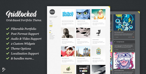 gridlocked The Best 50 Premium Wordpress Themes of 2011