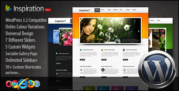 inspiration The Best 50 Premium Wordpress Themes of 2011