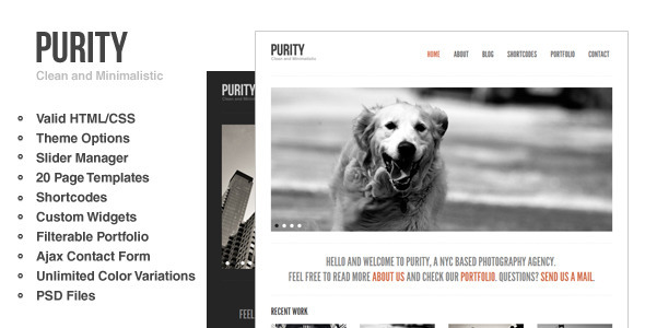 purity The Best 50 Premium Wordpress Themes of 2011