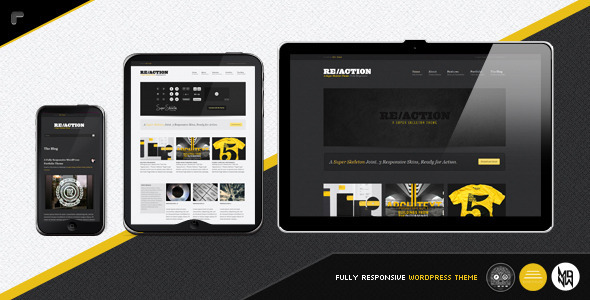 reaction The Best 50 Premium Wordpress Themes of 2011