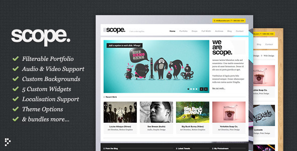 scope The Best 50 Premium Wordpress Themes of 2011