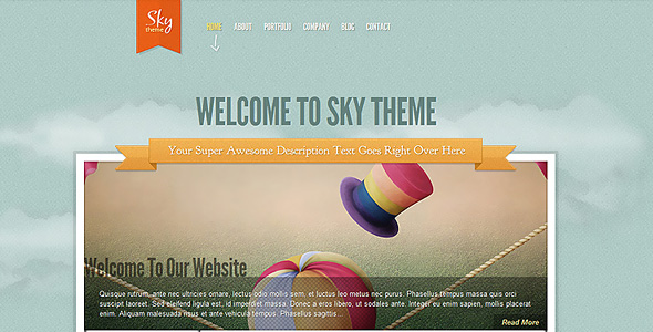 sky The Best 50 Premium Wordpress Themes of 2011