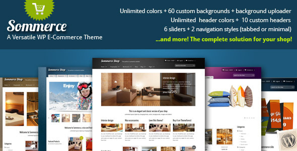 sommerce The Best 50 Premium Wordpress Themes of 2011