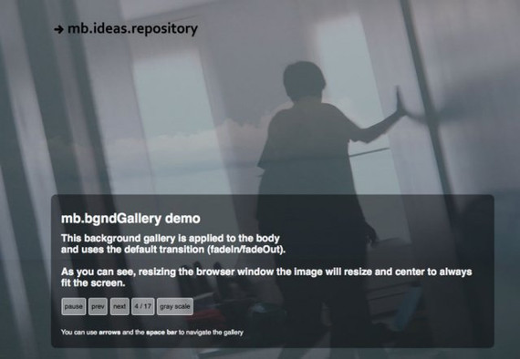 jQuery MB Bgnd Gallery