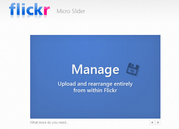 Making a Flickr-powered Slideshow