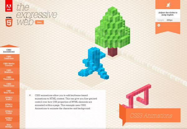 the expressive web 38 Inspiring CSS3 Animation Demos