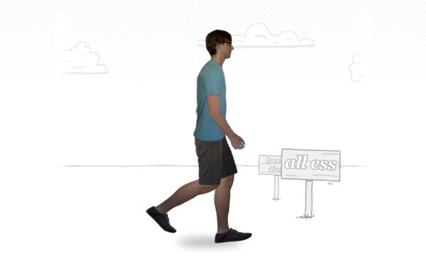 walking with andrew hoyer 38 Inspiring CSS3 Animation Demos