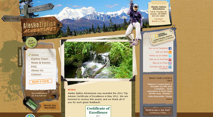 Alaska 20 Amazing Travel Website Designs