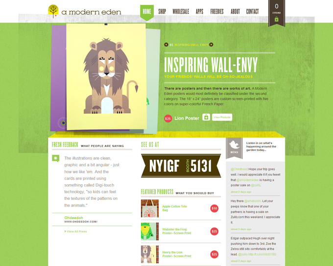 A Modern Eden 50 Top Designs Of Green Websites