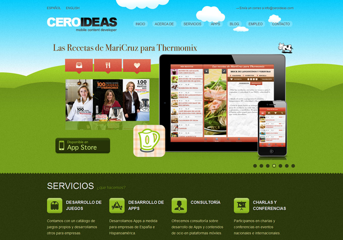 CEROIDEAS mobile content developer 50 Top Designs Of Green Websites